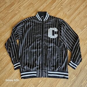 Vintage Delf black and white track jacket